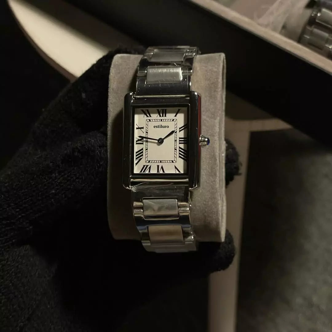 Relógio Masculino “Estiluro” Vintage Classic 34mm - Aço