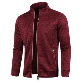 Spring Men's Turn-down Collar Sweatshirt Zipper Stand Collar Pullovers Man Sweatshirts Man Zippers Sweater Coats 
