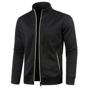 Spring Men's Turn-down Collar Sweatshirt Zipper Stand Collar Pullovers Man Sweatshirts Man Zippers Sweater Coats 