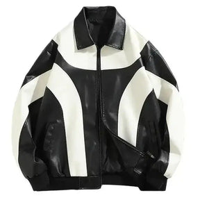 Jaqueta de Couro "Estiluro" Racer
