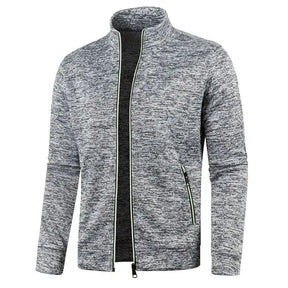Spring Men's Turn-down Collar Sweatshirt Zipper Stand Collar Pullovers Man Sweatshirts Man Zippers Sweater Coats 