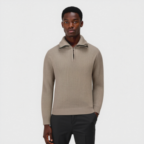 Suéter de Tricot com Meio Zíper "Estiluro" Maison